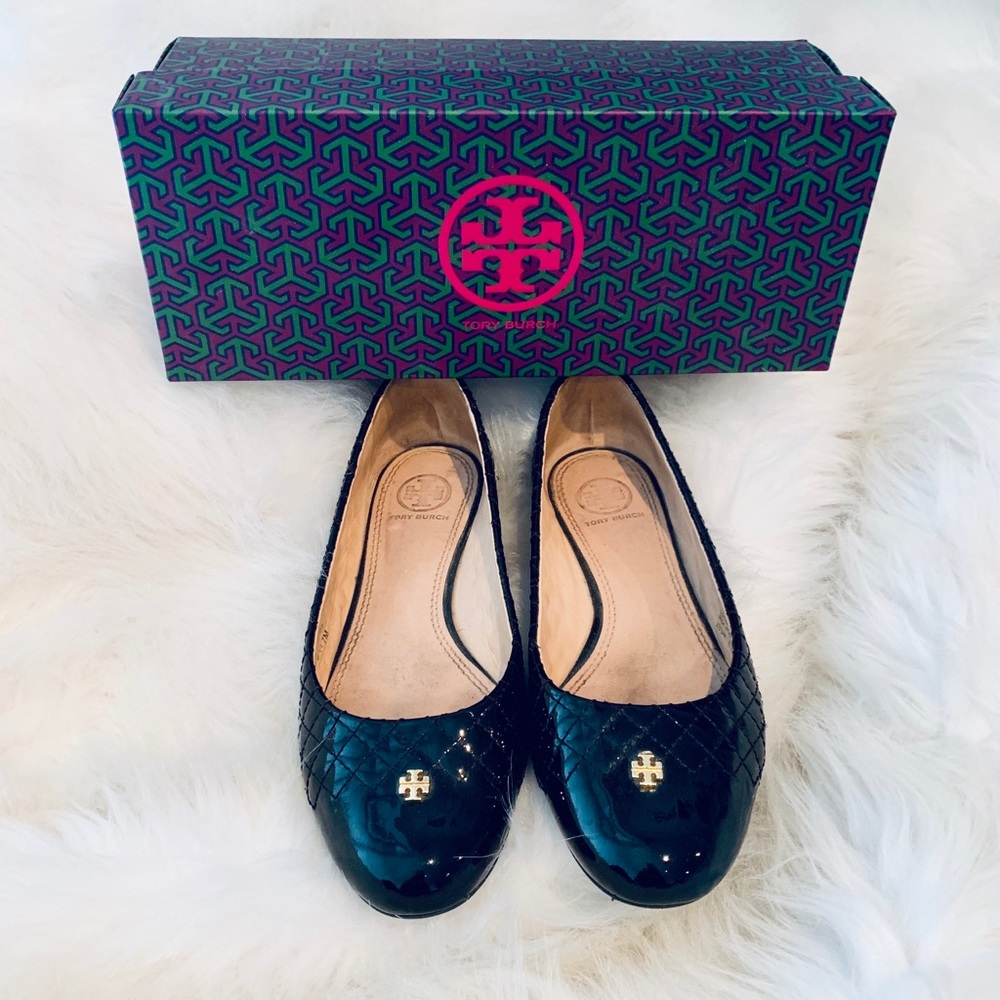 Tory Burch Reva Patent Leather Flats